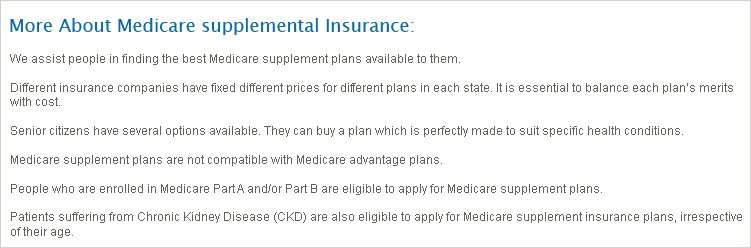 Vermont Supplemental Medicare