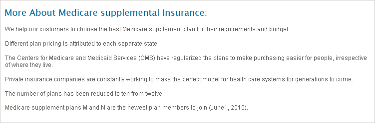 Utah Medicare Supplemental Insurance
